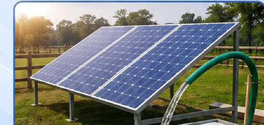 Solar Powered Water Well Solution